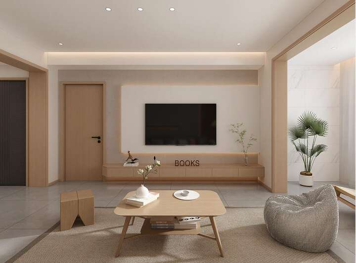 濟南北旺小區135平原木風格